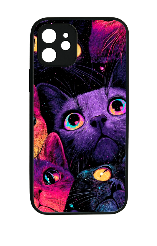 Case Neon Cats