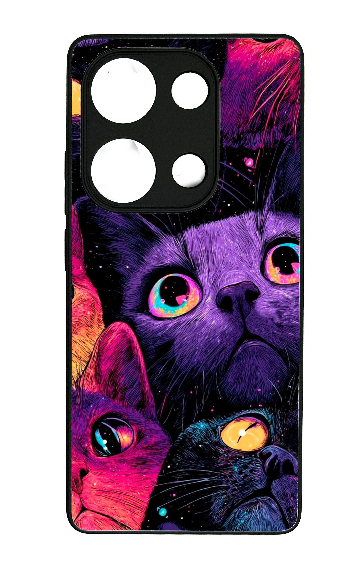 Case Neon Cats