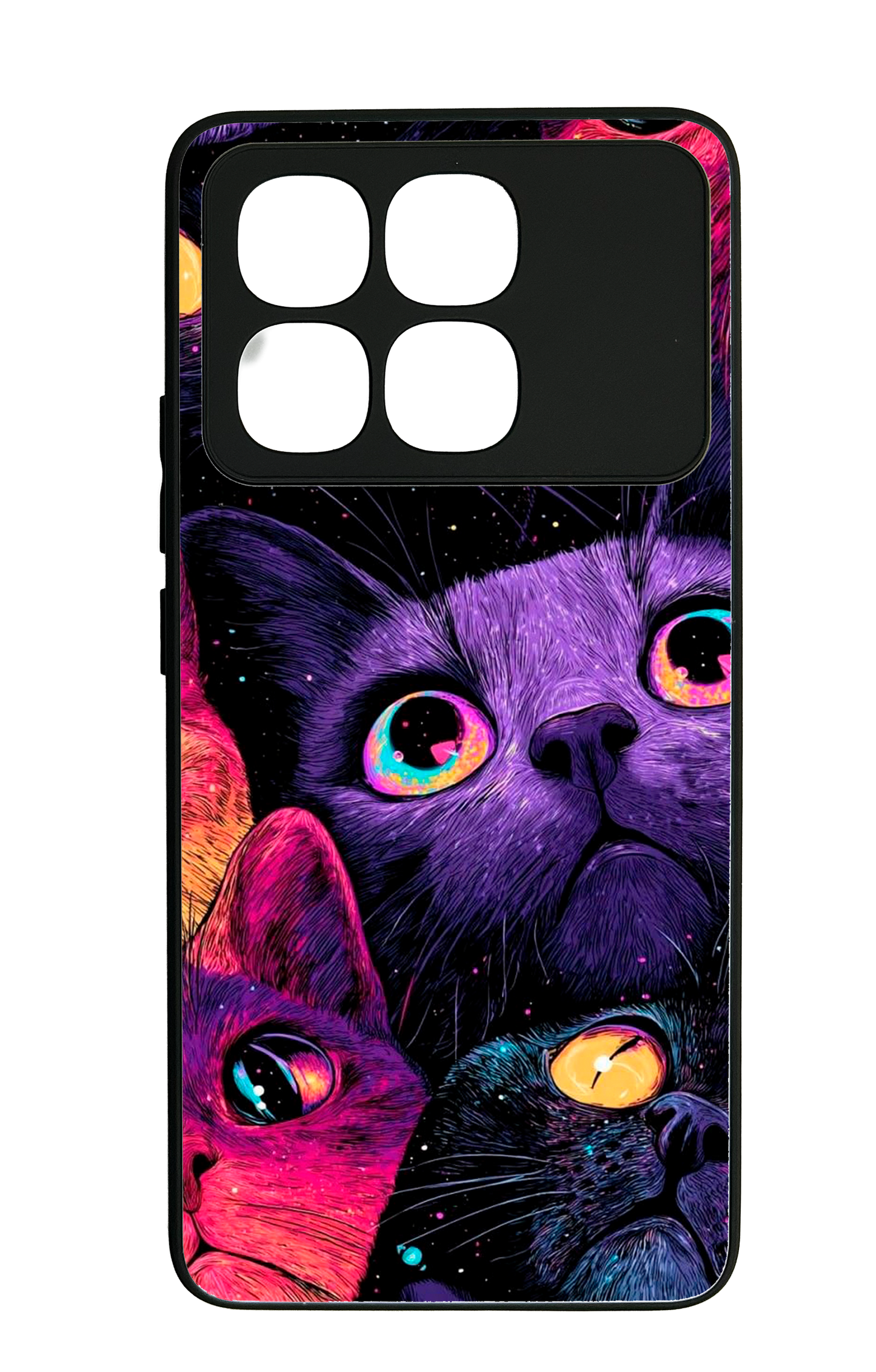 Case Neon Cats