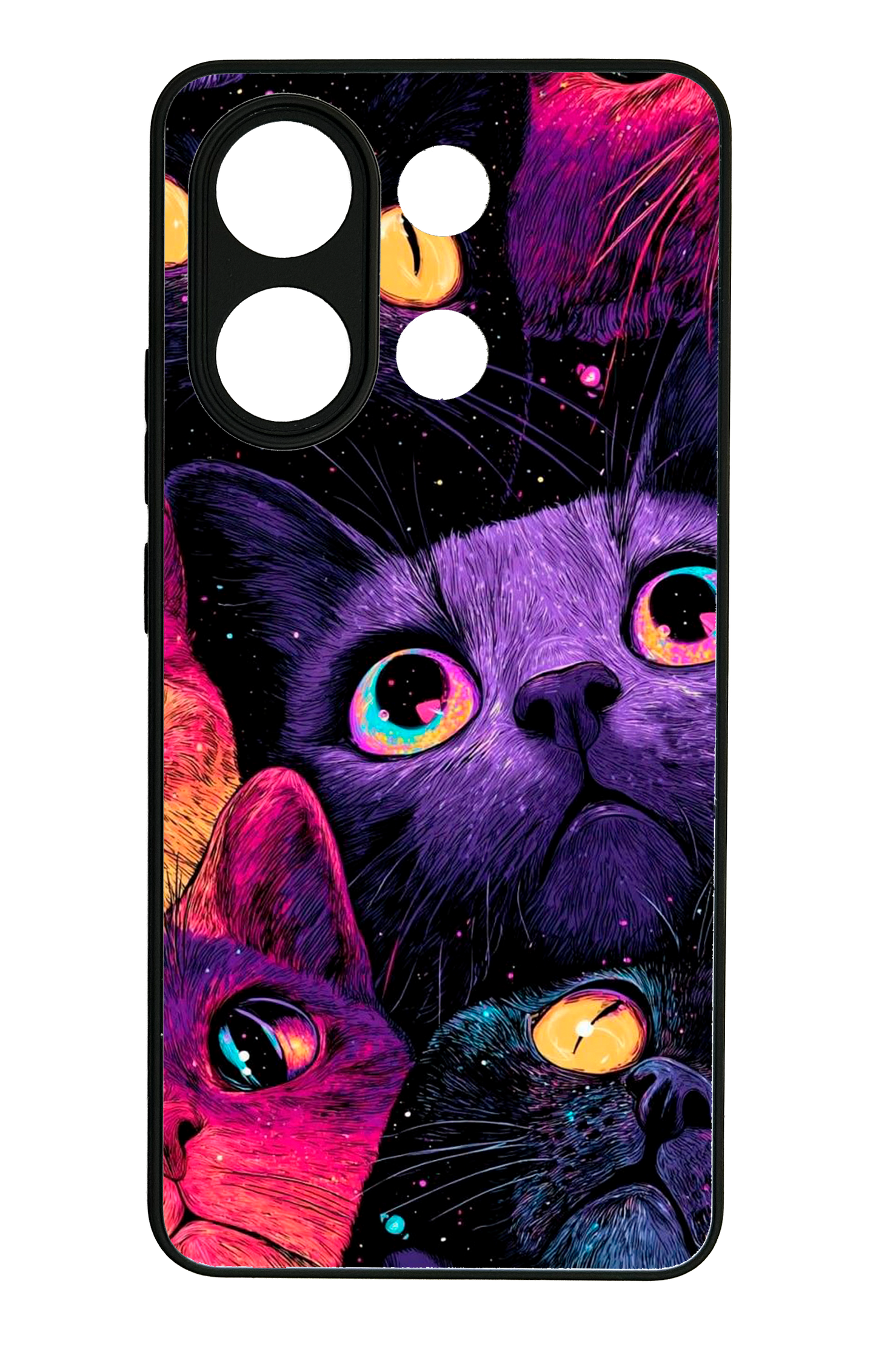 Case Neon Cats