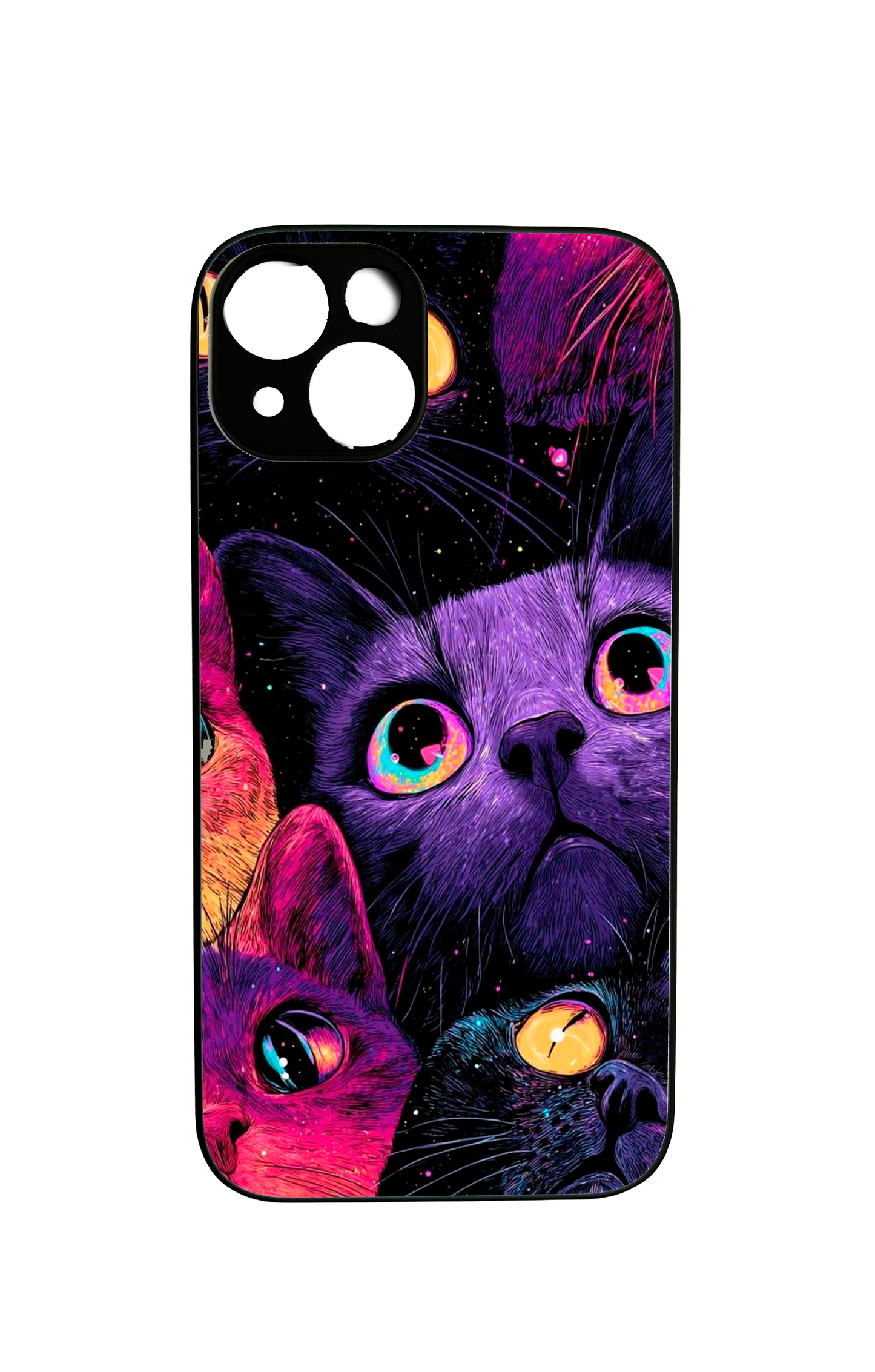 Case Neon Cats