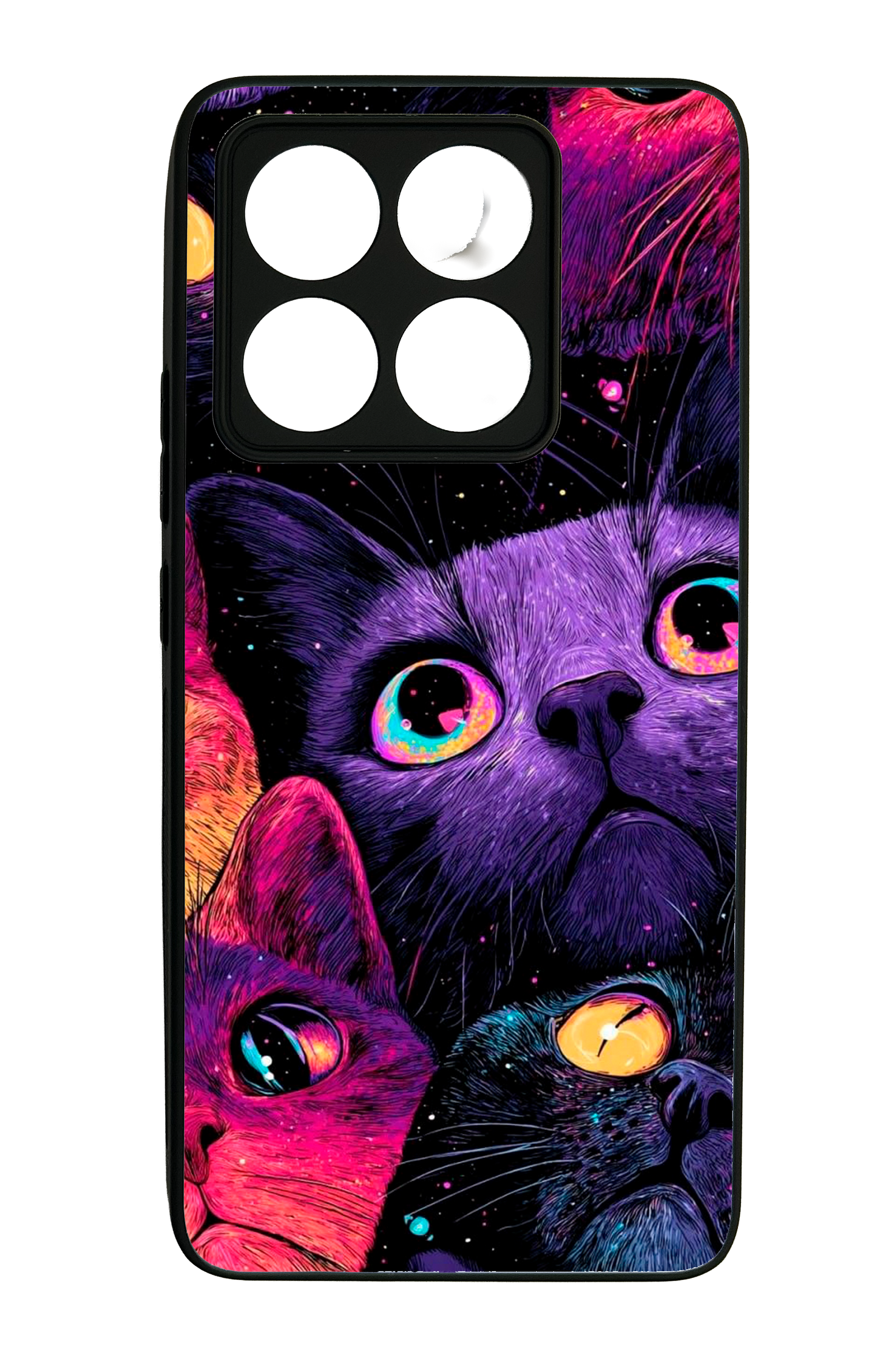 Case Neon Cats